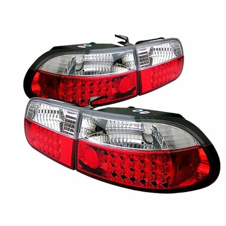 SPYDER Auto LED Tail Lights for 1992-1995 Honda Civic 5004741